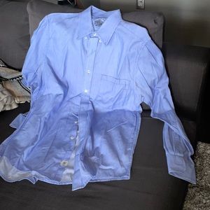 Izod jeans dress shirt size medium blue brand new